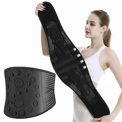 Self-heating Lumbar Magnet Belt,Thermal Magnetic Therapy Tourmaline Lower Back
