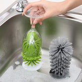 Sink Suction Cup Brush for Wine Glasses Mugs Bottles