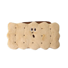 Sandwich Biscuit Modeling Pencil Case Student Portable Plush Sand Sculpture
