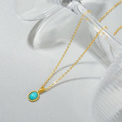 Maillard Natural Tigers Eye Pearl Necklace