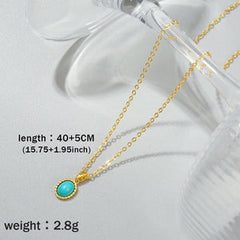 Maillard Natural Tigers Eye Pearl Necklace