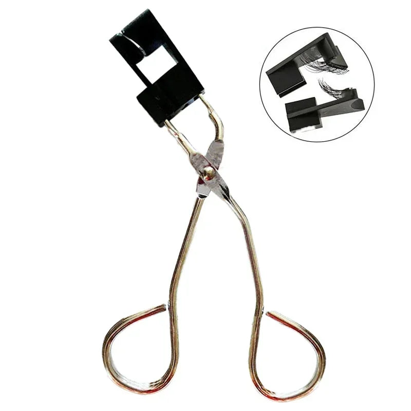 Portable Magnetic Eyelash Curler Clip Stainless Steel Magnetic Lashe Details