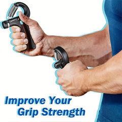 Adjustable Resistance Hand Grip Strengthener - 5 to 60 Kg