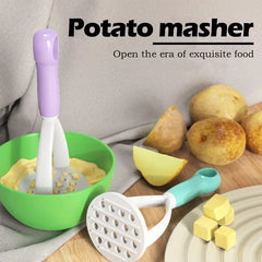 1Pc PP Pressed Potato Masher Ricer Puree Juice Maker Potato Pusher