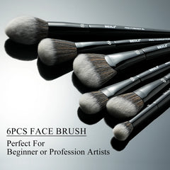 BEILI 14 Pcs Makeup Brush Set Vegan Pro Highlighter