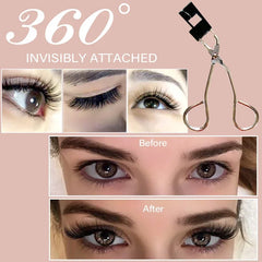 Portable Magnetic Eyelash Curler Clip Stainless Steel Magnetic Lashe Details