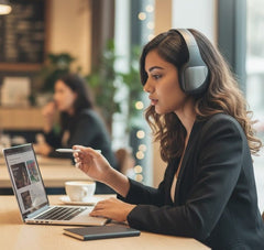 Wireless Bluetooth Headphones (Hi-Fi Audio)